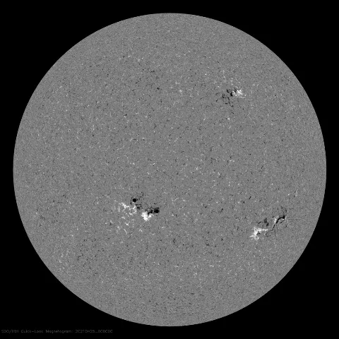 Image of Sun's magnetic field