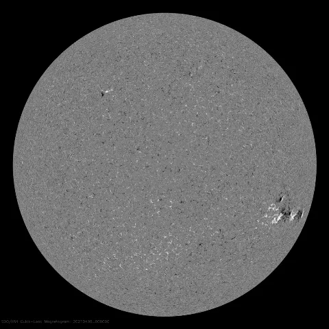 Image of Sun's magnetic field