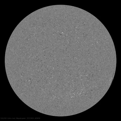 Image of Sun's magnetic field