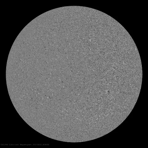 Image of Sun's magnetic field