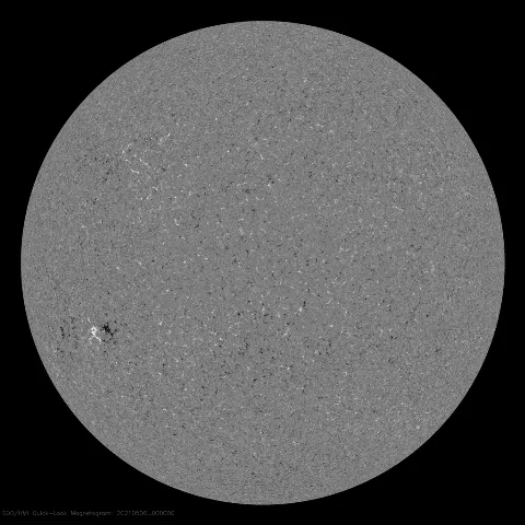 Image of Sun's magnetic field