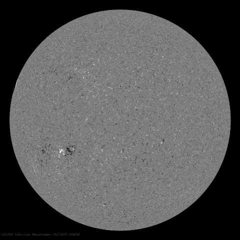 Image of Sun's magnetic field