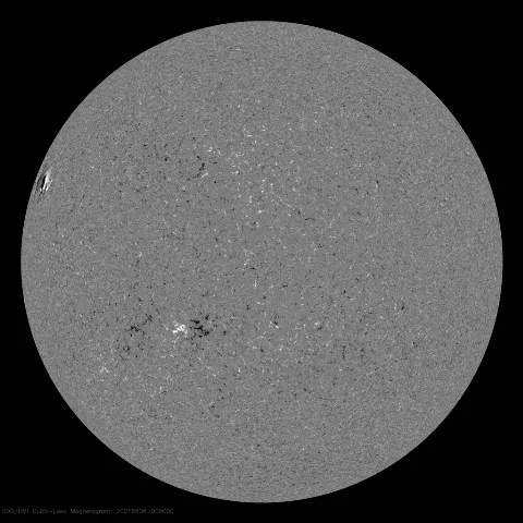 Image of Sun's magnetic field