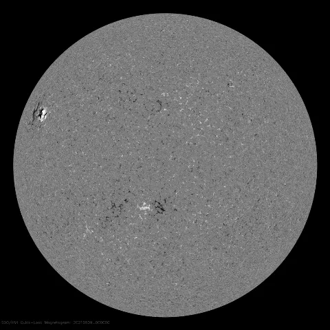 Image of Sun's magnetic field