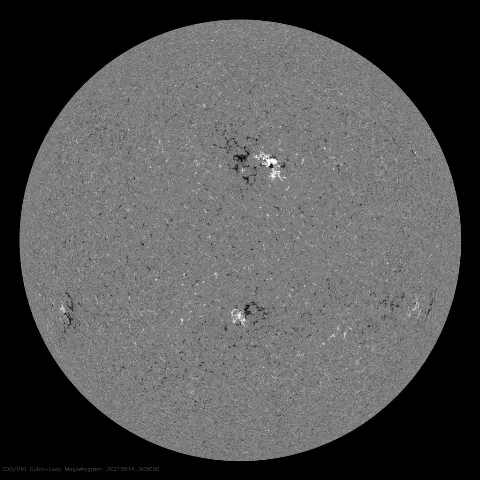 Image of Sun's magnetic field