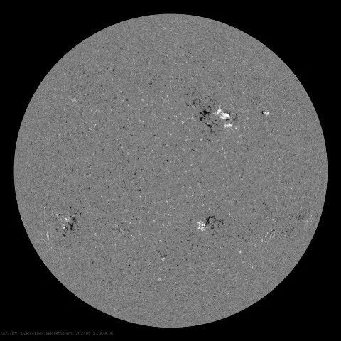 Image of Sun's magnetic field