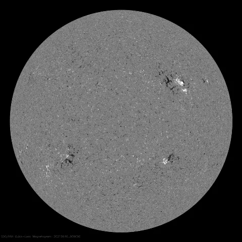 Image of Sun's magnetic field