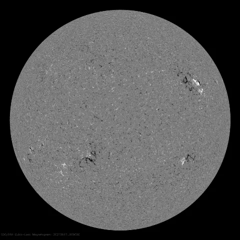 Image of Sun's magnetic field