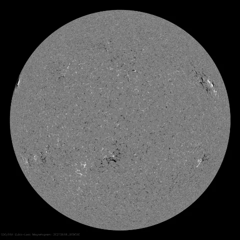 Image of Sun's magnetic field