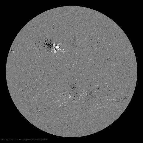 Image of Sun's magnetic field