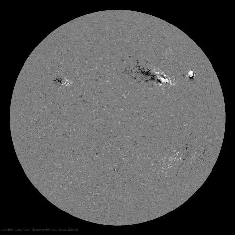 Image of Sun's magnetic field