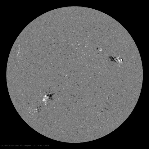 Image of Sun's magnetic field