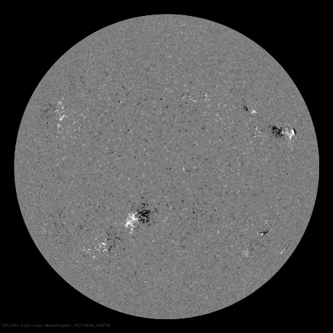 Image of Sun's magnetic field