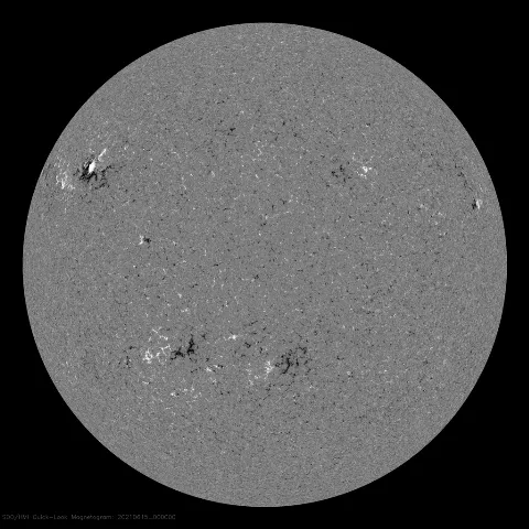 Image of Sun's magnetic field