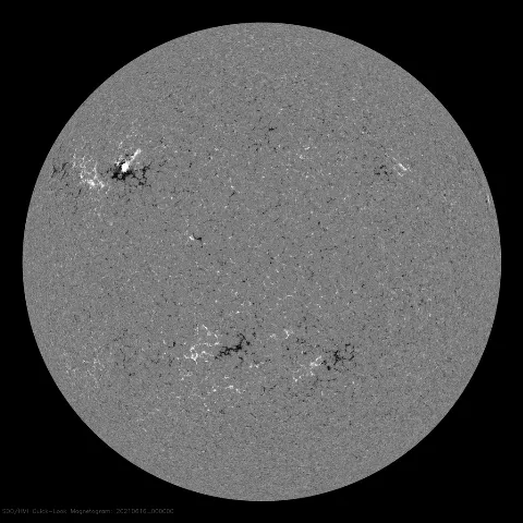 Image of Sun's magnetic field