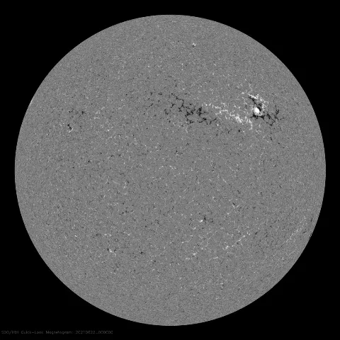 Image of Sun's magnetic field