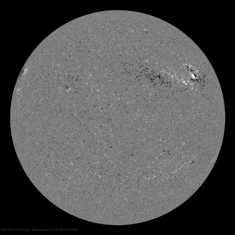 Image of Sun's magnetic field