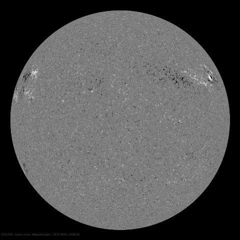 Image of Sun's magnetic field