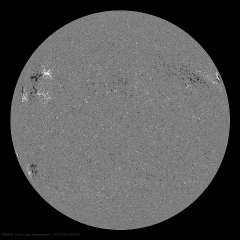 Image of Sun's magnetic field