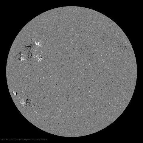 Image of Sun's magnetic field