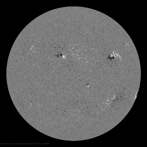 Image of Sun's magnetic field