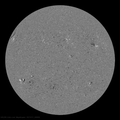 Image of Sun's magnetic field