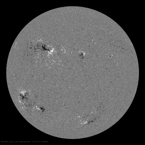 Image of Sun's magnetic field