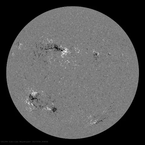 Image of Sun's magnetic field