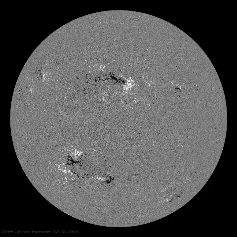 Image of Sun's magnetic field