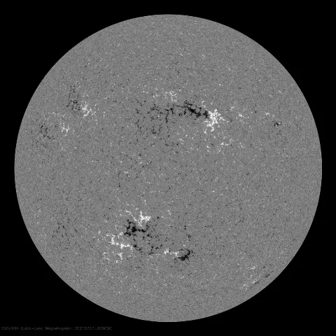 Image of Sun's magnetic field