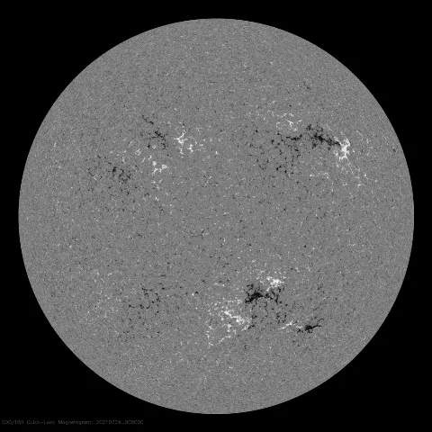 Image of Sun's magnetic field