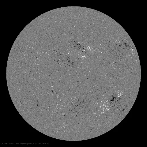 Image of Sun's magnetic field