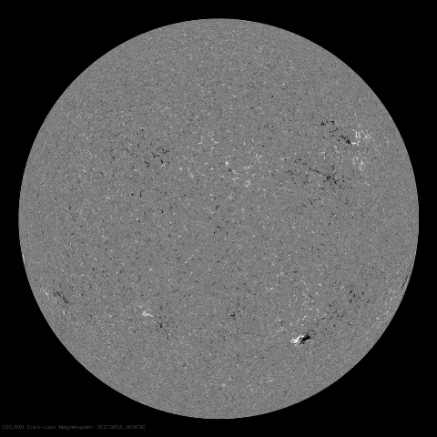 Image of Sun's magnetic field