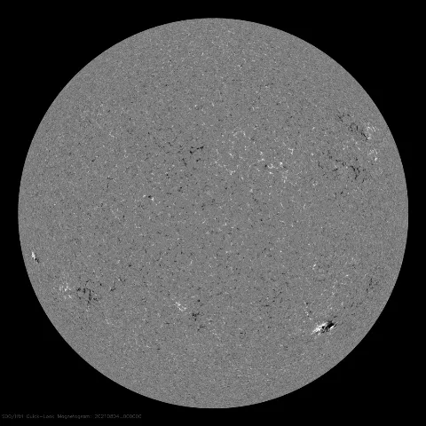 Image of Sun's magnetic field