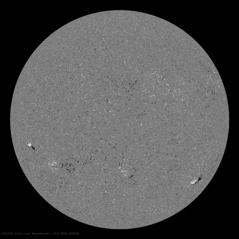 Image of Sun's magnetic field