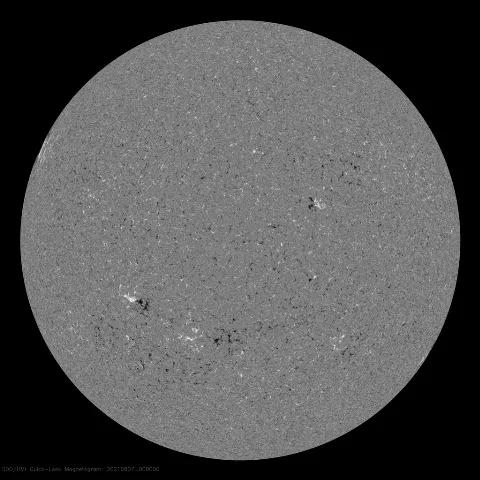 Image of Sun's magnetic field