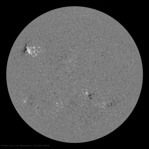 Image of Sun's magnetic field