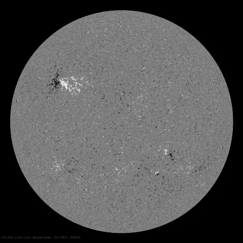 Image of Sun's magnetic field