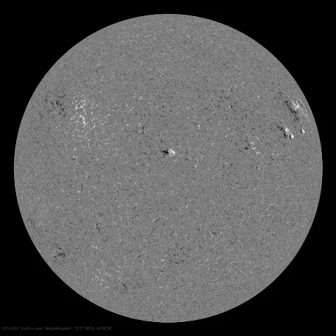 Image of Sun's magnetic field