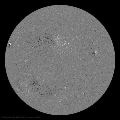 Image of Sun's magnetic field