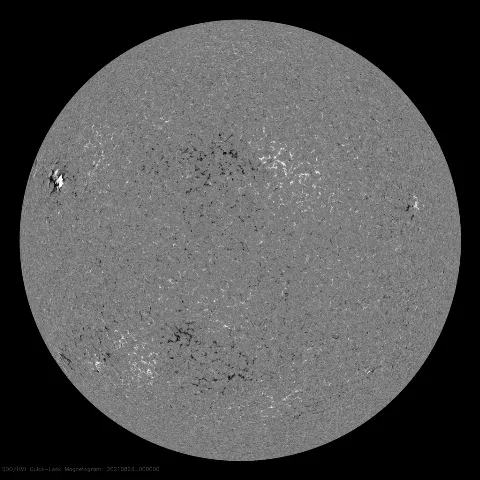 Image of Sun's magnetic field