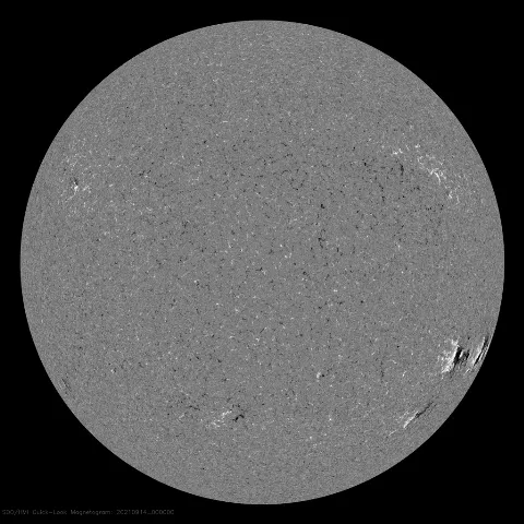 Image of Sun's magnetic field