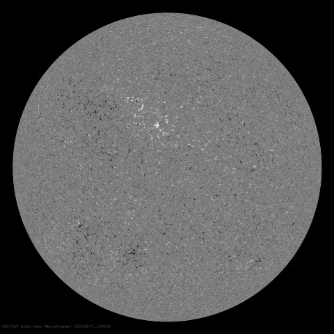 Image of Sun's magnetic field