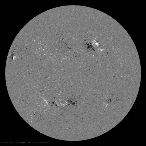 Image of Sun's magnetic field