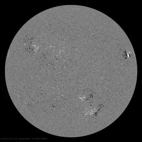 Image of Sun's magnetic field