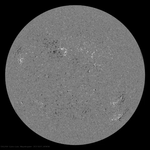 Image of Sun's magnetic field