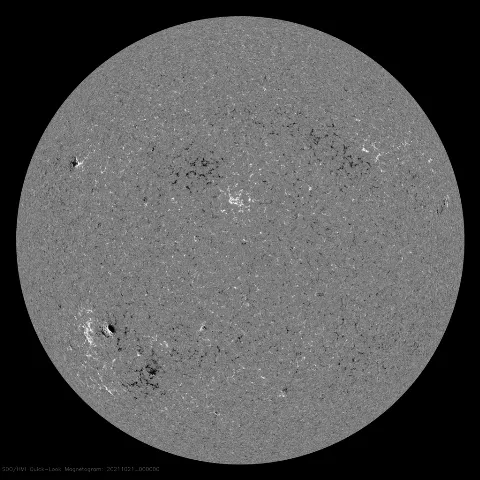 Image of Sun's magnetic field