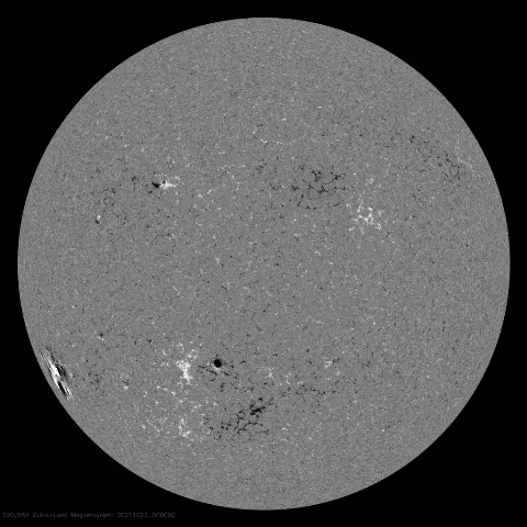 Image of Sun's magnetic field