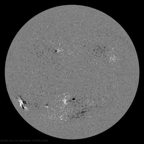 Image of Sun's magnetic field