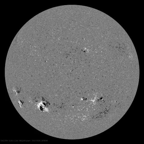 Image of Sun's magnetic field